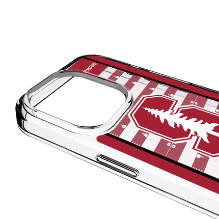 Stanford University Cardinal Field Clear Phone Case for Apple iPhone