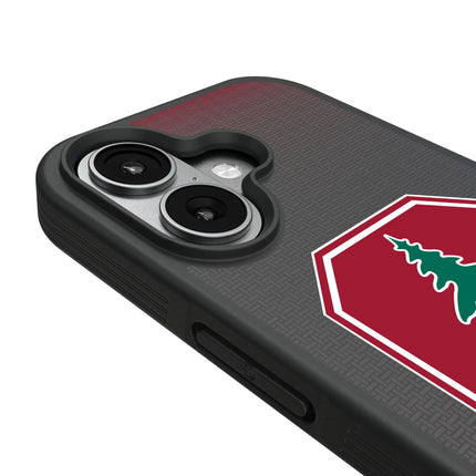 Stanford University Cardinal Linen Bump Phone Case for Apple iPhone