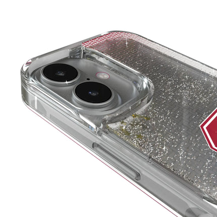 Stanford University Cardinal Linen Glitter Phone Case for Apple iPhone