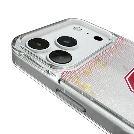 Stanford University Cardinal Linen Glitter Phone Case for Apple iPhone