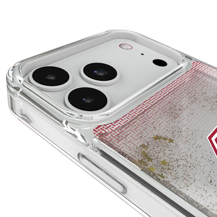 Stanford University Cardinal Linen Glitter Phone Case for Apple iPhone