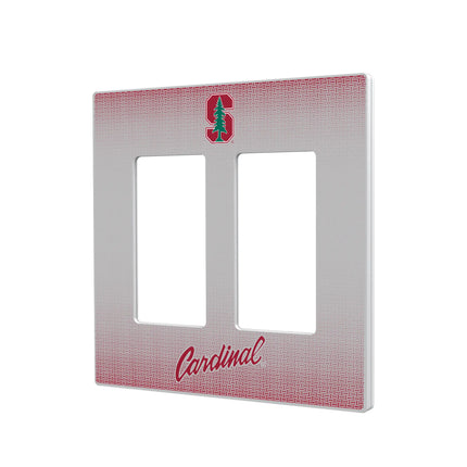 Stanford University Cardinal Linen Hidden-Screw Light Switch Plate
