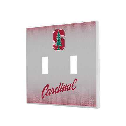 Stanford University Cardinal Linen Hidden-Screw Light Switch Plate
