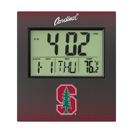 Stanford University Cardinal Linen Wall Clock