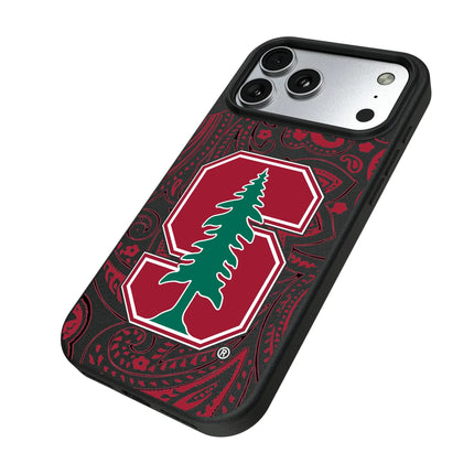 Stanford University Cardinal Paisley MagSafe Compatible Phone Case for Apple iPhone