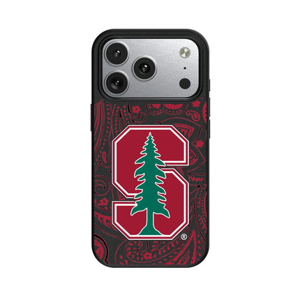 Stanford University Cardinal Paisley MagSafe Compatible Phone Case for Apple iPhone