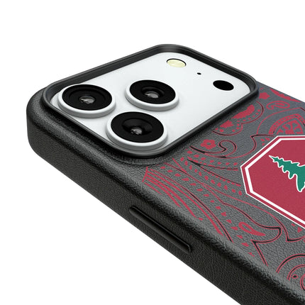 Stanford University Cardinal Paisley MagSafe Compatible Phone Case for Apple iPhone