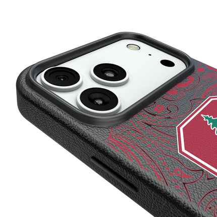 Stanford University Cardinal Paisley MagSafe Compatible Phone Case for Apple iPhone