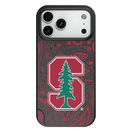 Stanford University Cardinal Paisley MagSafe Compatible Phone Case for Apple iPhone