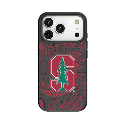 Stanford University Cardinal Paisley MagSafe Compatible Phone Case for Apple iPhone