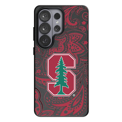 Stanford University Cardinal Paisley MagSafe Compatible Phone Case for Samsung Galaxy