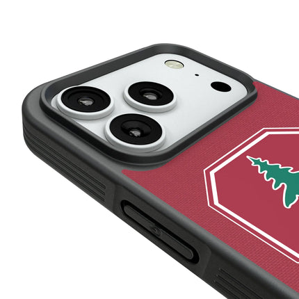 Stanford University Cardinal Solid Bump Phone Case for Apple iPhone