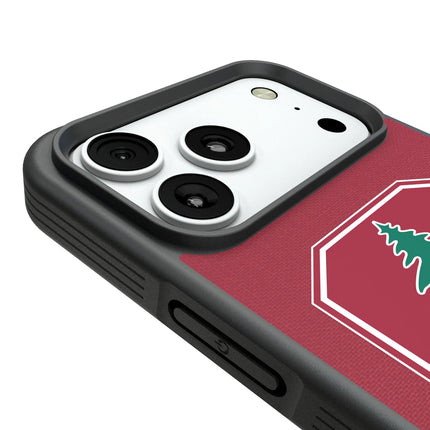 Stanford University Cardinal Solid Bump Phone Case for Apple iPhone