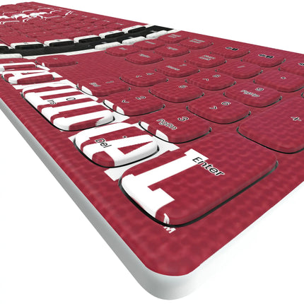 Stanford University Cardinal Stripe Curved Wireless Keyboard