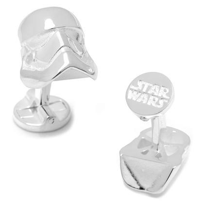 Sterling Silver 3D Stormtrooper Cufflinks