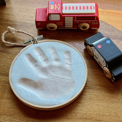 Blue Sugarprint Glitter Handprint Kit