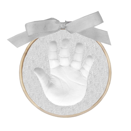 Gray Sugarprints Glitter Handprint Kit