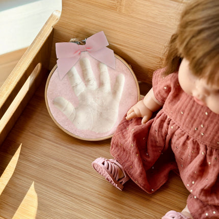 Pink Sugarprint Glitter Handprint Kit