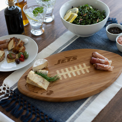 New York Jets Mickey Mouse - Touchdown! Football Cutting Board & Serving Tray