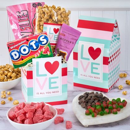 Sweets For My Valentine Popcorn And Candy Gift