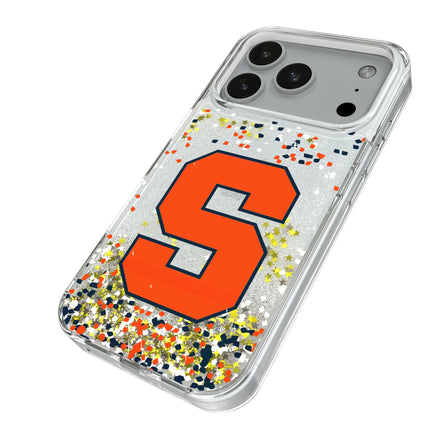 Syracuse University Orange Confetti Glitter Phone Case for Apple iPhone