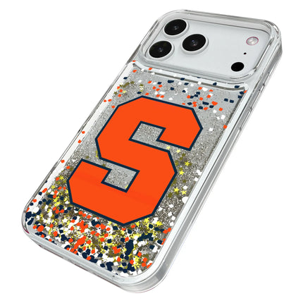 Syracuse University Orange Confetti Glitter Phone Case for Apple iPhone