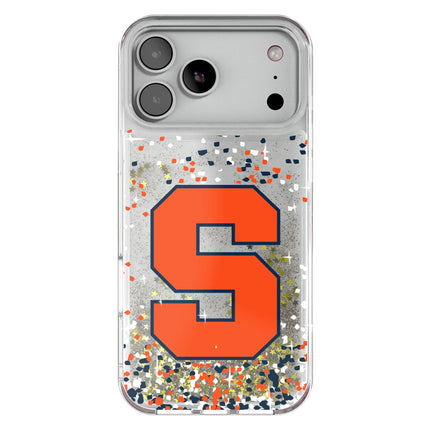 Syracuse University Orange Confetti Glitter Phone Case for Apple iPhone
