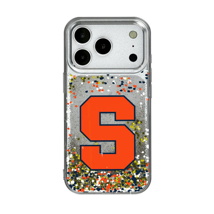 Syracuse University Orange Confetti Glitter Phone Case for Apple iPhone