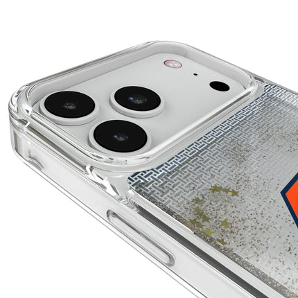 Syracuse University Orange Linen Glitter Phone Case for Apple iPhone