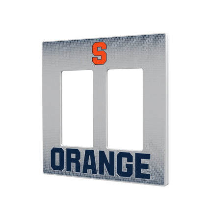 Syracuse University Orange Linen Hidden-Screw Light Switch Plate