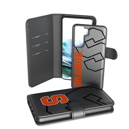 Syracuse University Orange Monocolor Tilt Wallet Phone Case for Apple iPhone