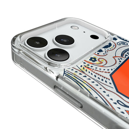 Syracuse University Orange Paisley Glitter Phone Case for Apple iPhone