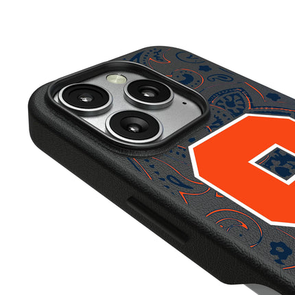 Syracuse University Orange Paisley MagSafe Compatible Phone Case for Apple iPhone