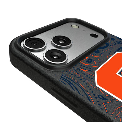 Syracuse University Orange Paisley MagSafe Compatible Phone Case for Apple iPhone