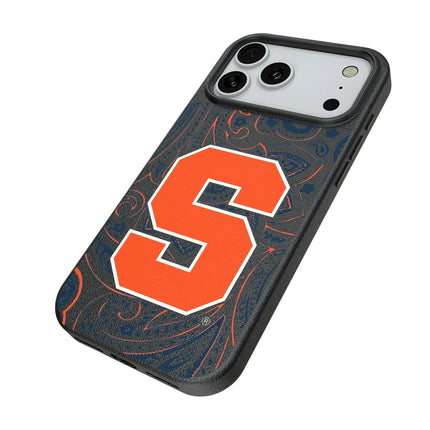 Syracuse University Orange Paisley MagSafe Compatible Phone Case for Apple iPhone