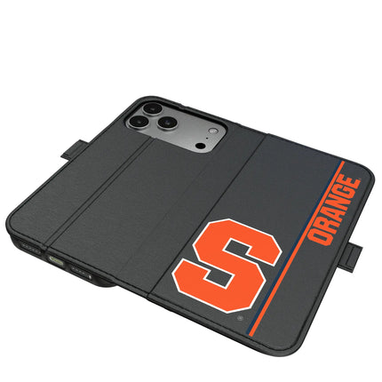 Syracuse University Orange Sidebar Folio 2.0 Case for Apple iPhone