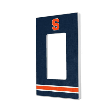 Syracuse University Orange Stripe Hidden-Screw Light Switch Plate