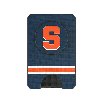 Syracuse University Orange Stripe PopSockets MagSafe-Compatible PopWallet+