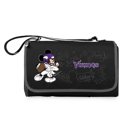 Minnesota Vikings Blanket Tote Outdoor Picnic Blanket