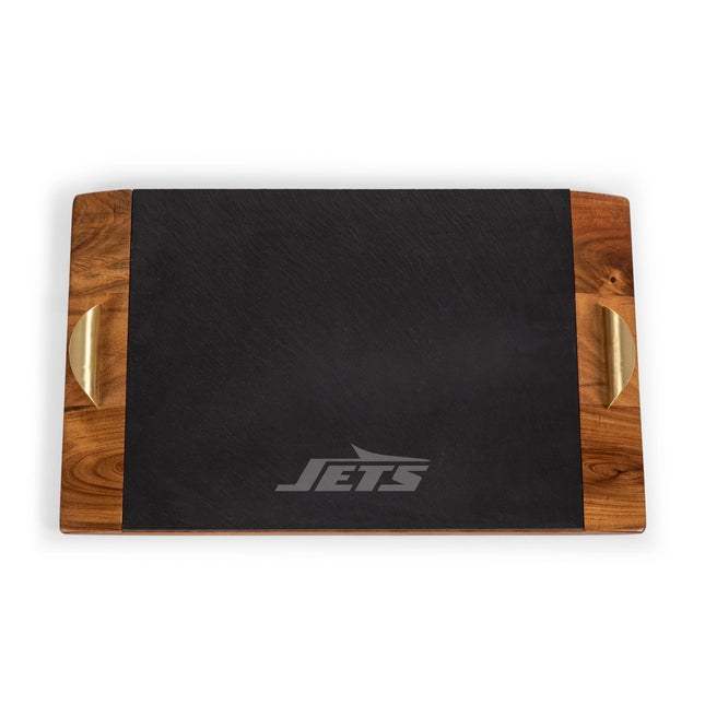 New York Jets - Covina Acacia and Slate Serving Tray