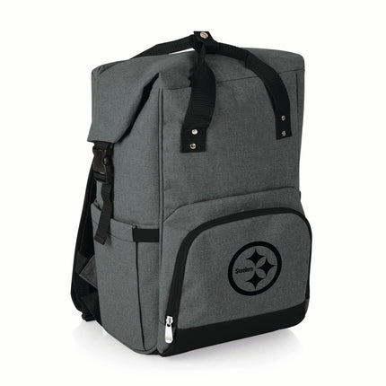 Pittsburgh Steelers - On The Go Roll-Top Backpack Cooler