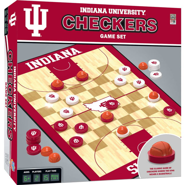 Indiana Hoosiers Checkers Board Game