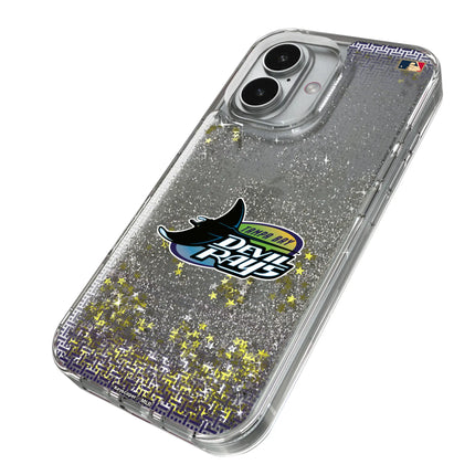 Tampa Bay 1998-2000 - Cooperstown Collection Linen Glitter Phone Case for Apple iPhone