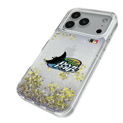 Tampa Bay 1998-2000 - Cooperstown Collection Linen Glitter Phone Case for Apple iPhone