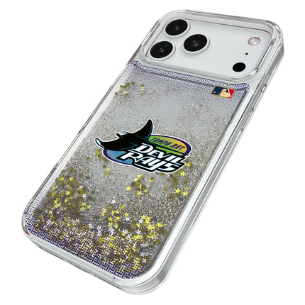 Tampa Bay 1998-2000 - Cooperstown Collection Linen Glitter Phone Case for Apple iPhone