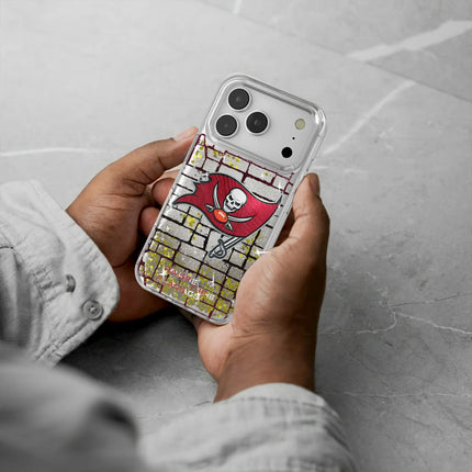 Tampa Bay Buccaneers Brick Glitter Phone Case for Apple iPhone