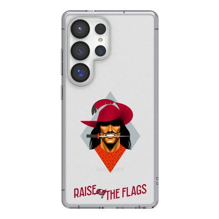 Tampa Bay Buccaneers Deco Clear Phone Case for Samsung Galaxy