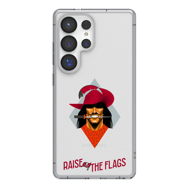 Tampa Bay Buccaneers Deco Clear Phone Case for Samsung Galaxy