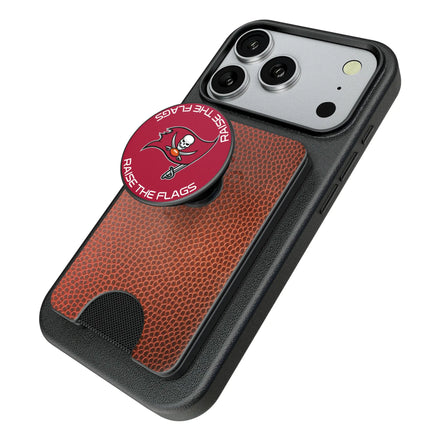 Tampa Bay Buccaneers Football PopSockets MagSafe-Compatible PopWallet+