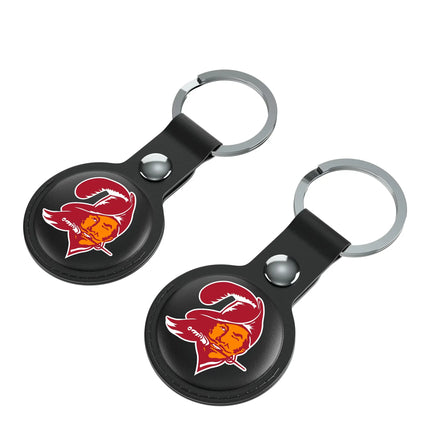 Tampa Bay Buccaneers Historic Collection Insignia Black Airtag Holder 2-Pack